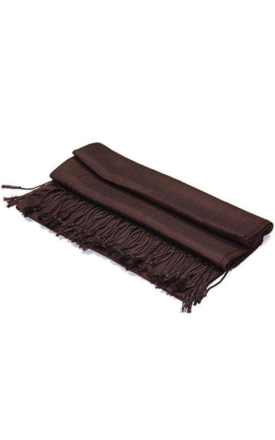 One Piece Brown Color Fashion Pashmina Shawl Scarf