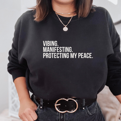 Vibing & Manifesting Sweatshirt (Pre-order)