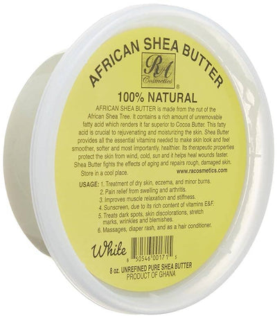 100% African Shea Butter White/Ivory 8 oz