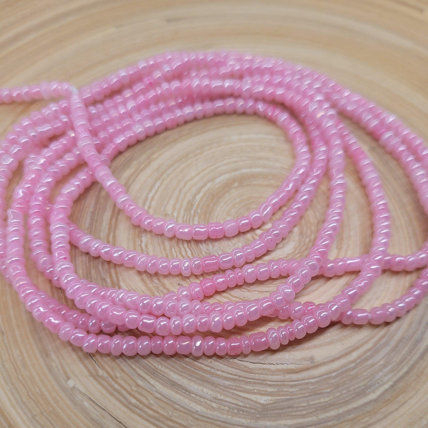 "SOLID PINK" Waist Beads