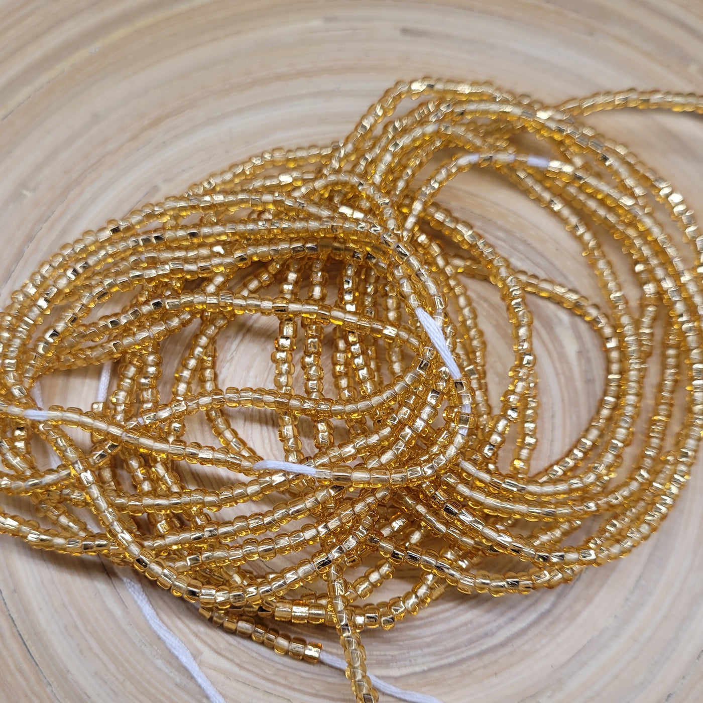 "U IN GOLD" Solid Gold Waist Beads