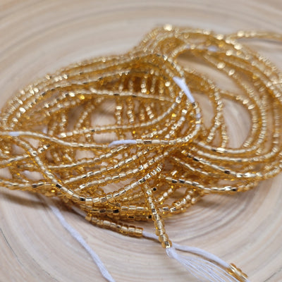 "U IN GOLD" Solid Gold Waist Beads