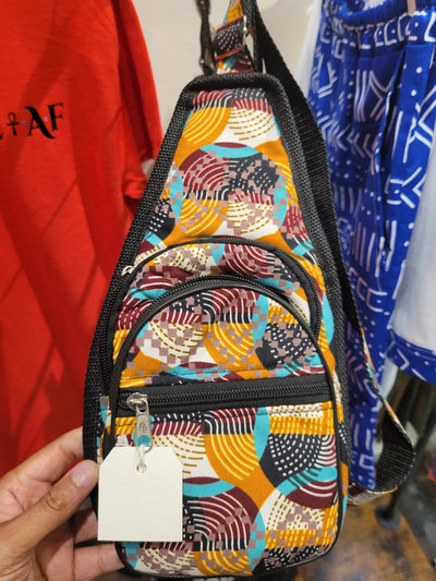 African print Crossbody Bag