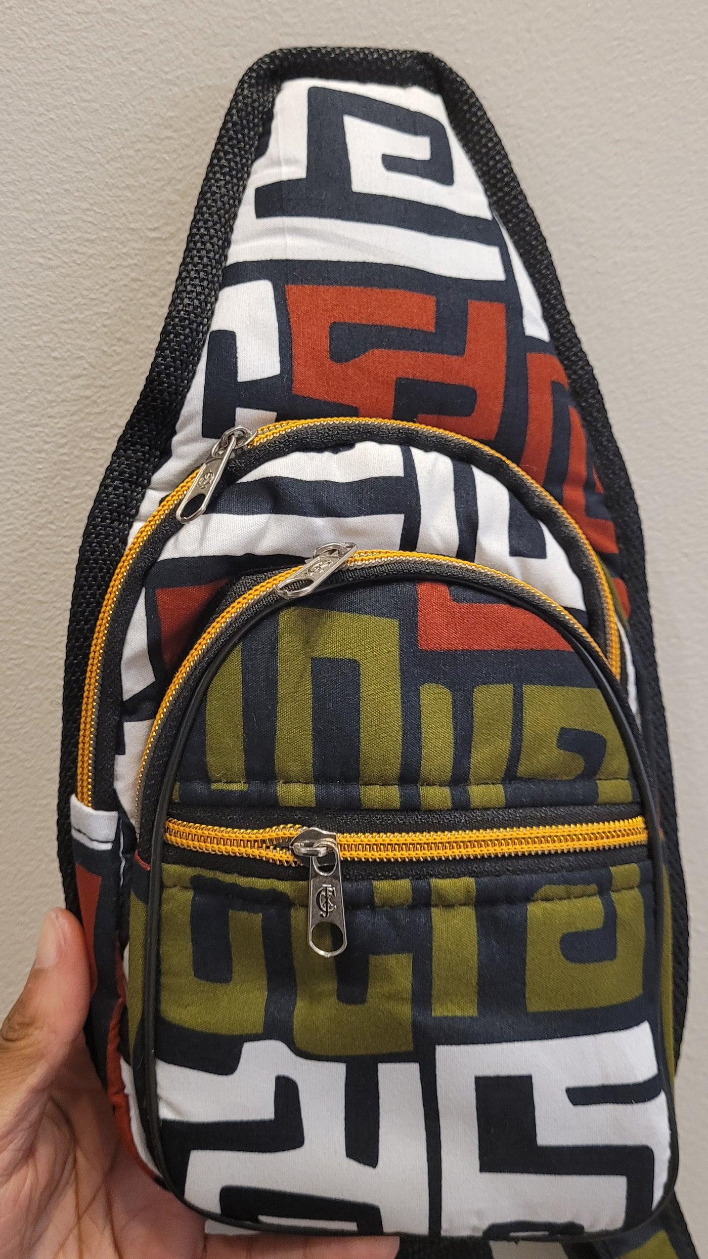 African print Crossbody Bag