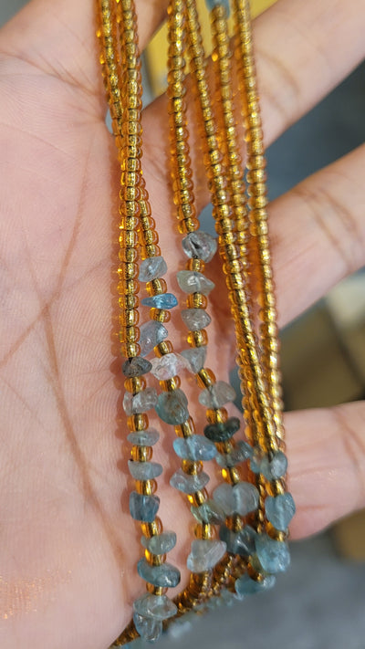 Apatite Crystal Waist Beads