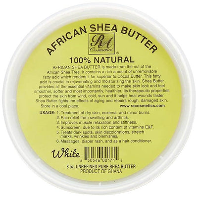 100% African Shea Butter White/Ivory 8 oz