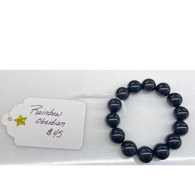 Rainbow Obsidian Bracelet by HGJ