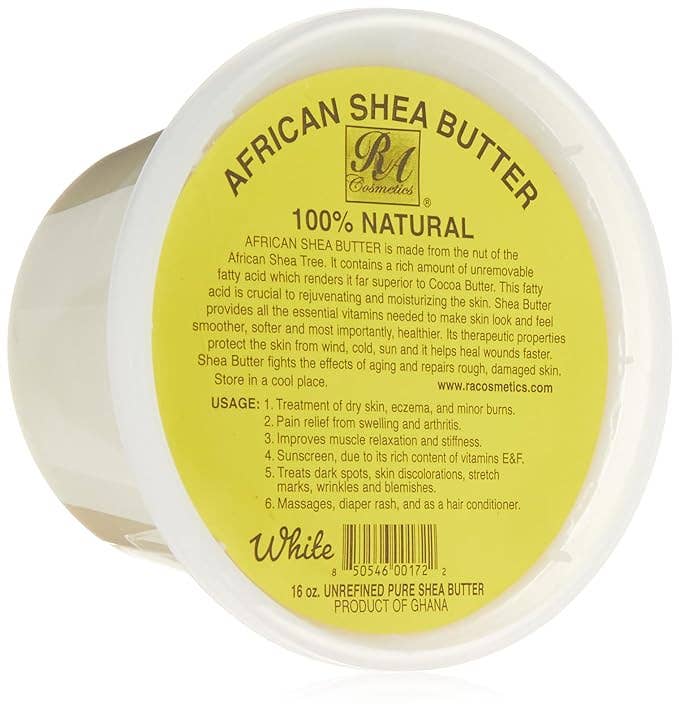 100% African Shea Butter White/Ivory 16 oz