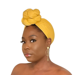 Pre-tied Turban Head Wraps